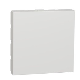 Schneider - Unica - Obturateur - 2 modules - Blanc - mécanisme seul - Réf : NU986618