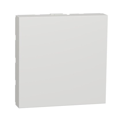 Schneider - Unica - Obturateur - 2 modules - Blanc - mécanisme seul - Réf : NU986618