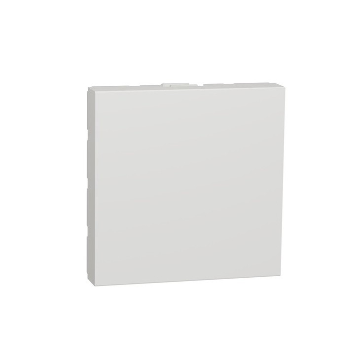 Schneider - Unica - Obturateur - 2 modules - Blanc - mécanisme seul - Réf : NU986618