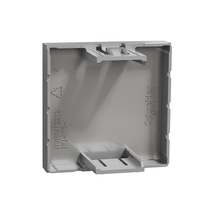 Schneider - Unica - Obturateur - 2 modules - Alu - mécanisme seul - Réf : NU986630