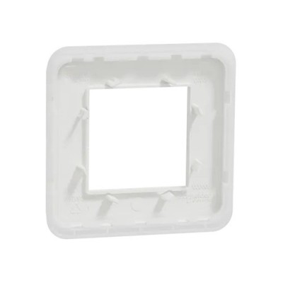 Schneider - Unica Pro - plaque de finition - Blanc - 1 poste - Réf : NU400218