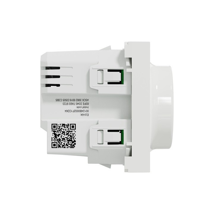 Schneider - Wiser Unica - variateur rotatif - 2 fils - zigbee - blanc - méca seul - Réf : NU351618W