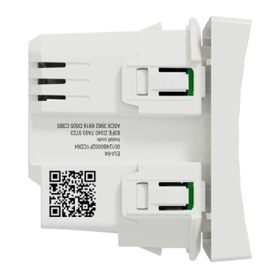 Schneider - Wiser Unica - interrupteur volet-roulant - 4A - zigbee - blanc - méca seul - Réf : NU350818W