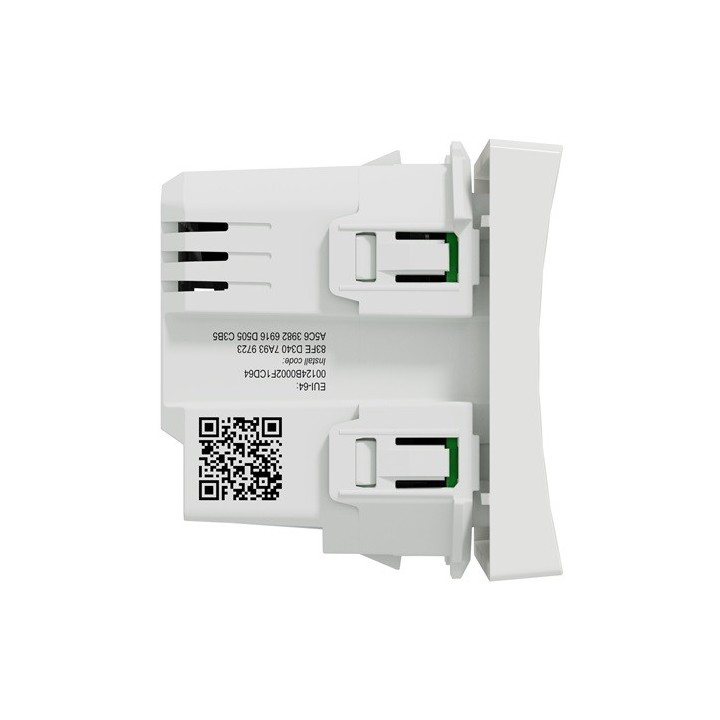 Schneider - Wiser Unica - variateur poussoir - 2 fils - zigbee - blanc - méca seul - Réf : NU351518W