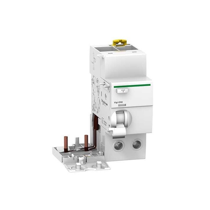 Schneider Electric - Acti9 vigi iC60 - bloc différentiel - 2P 40A 300mA type AC 230-240V 400-415V - Réf : A9V44240