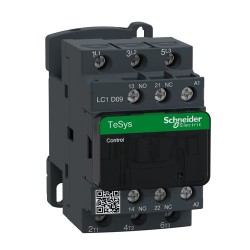 Schneider - TeSys LC1D - contacteur - 3P - AC-3 440V - 9A - bobine 24Vca - Réf : LC1D09B7