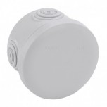 Legrand - Boîte de dérivation ronde - Ø60mm, profondeur 40mm - fermeture par enclipsage - gris - Réf : 094513