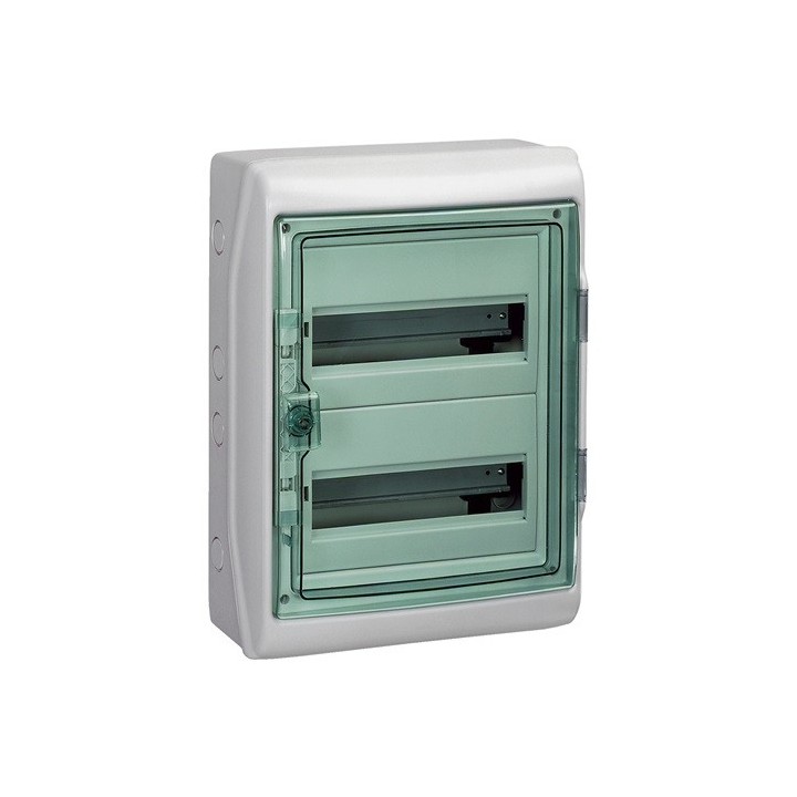 Schneider Kaedra - Coffret Etanche - 2 x 12 Modules - 2 Rangées - IP65 - Réf: 13964