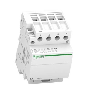 Schneider - Acti9, iCT contacteur 40A 4NO 230...240VCA 50Hz - Réf : A9C20844