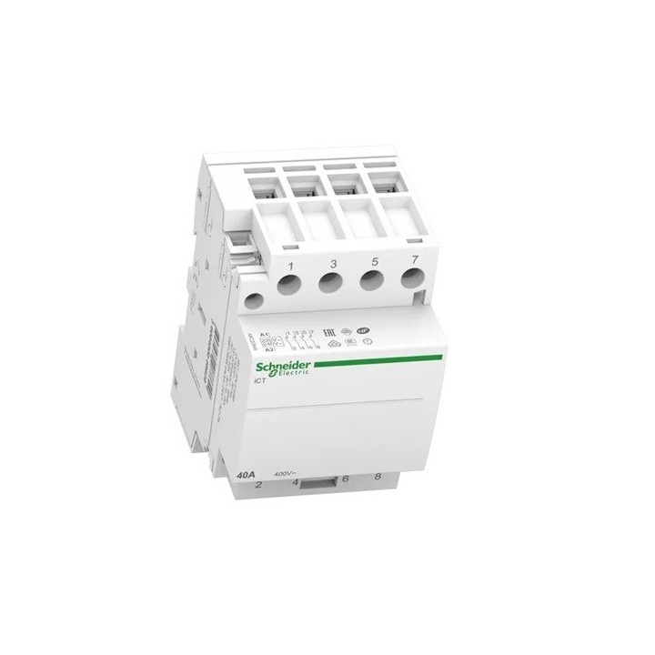 Schneider - Acti9, iCT contacteur 40A 4NO 230...240VCA 50Hz - Réf : A9C20844