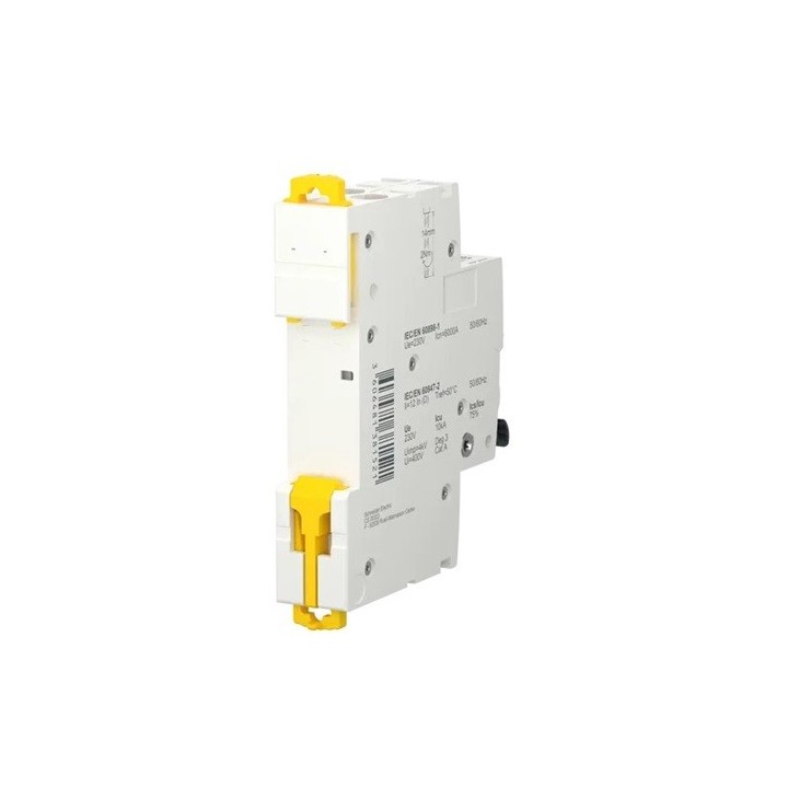 Schneider - Acti9 iDT40N - disjoncteur modulaire - 1P+N D 16A 6000A/10kA - Réf : A9P34616