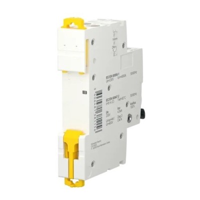 Schneider - Acti9 iDT40K - disjoncteur modulaire - 1P+N - 10A - courbe C - 4500A/4,5kA - Réf : A9P71610