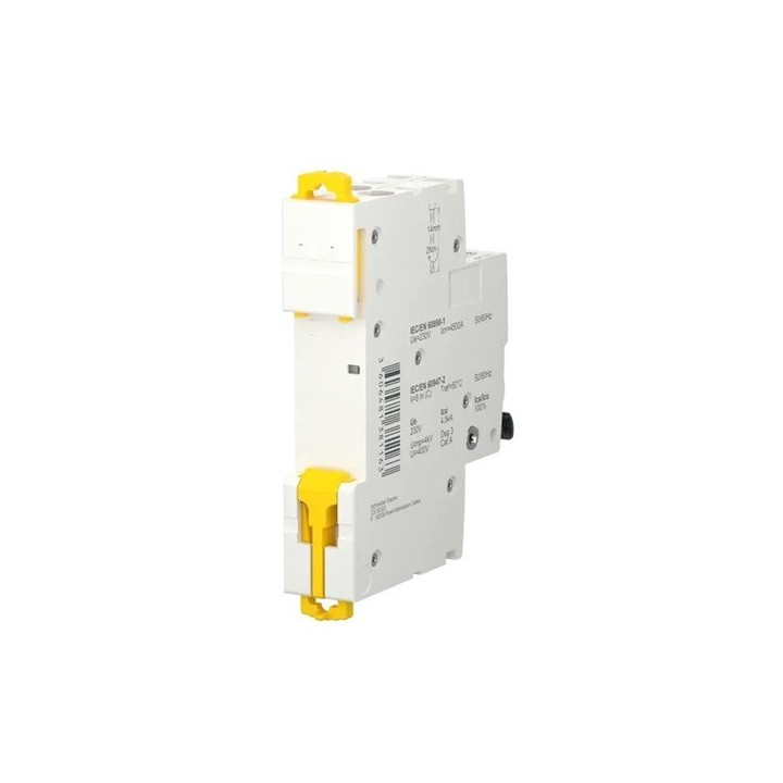 Schneider - Acti9 iDT40K - disjoncteur modulaire - 1P+N - 16A - courbe C - 4500A/4,5kA - Réf : A9P71616