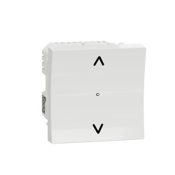 Schneider - Wiser Unica - interrupteur volet-roulant - 4A - zigbee - blc antimic - méca seul - Réf : NU350820W
