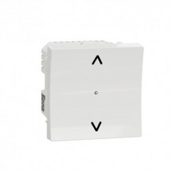 Schneider - Wiser Unica - interrupteur volet-roulant - 4A - zigbee - blanc - méca seul - Réf : NU350818W