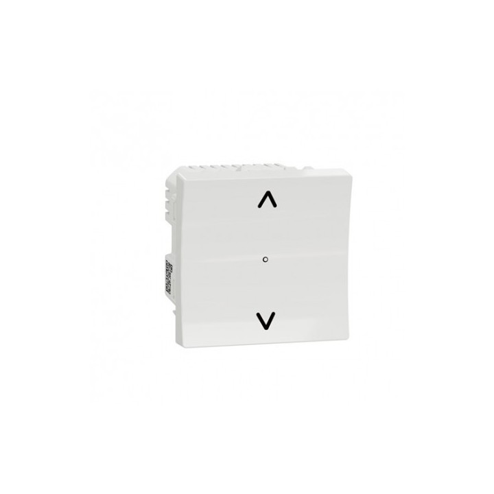 Schneider - Wiser Unica - interrupteur volet-roulant - 4A - zigbee - blanc - méca seul - Réf : NU350818W