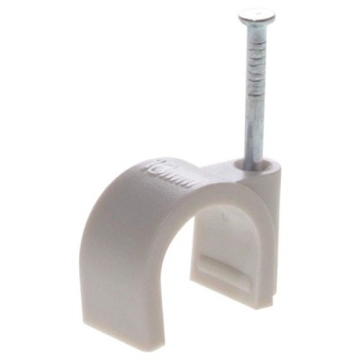 Eur'Ohm - Boîte de 100 attaches pontet - Diamètre 16mm - Réf : 43510