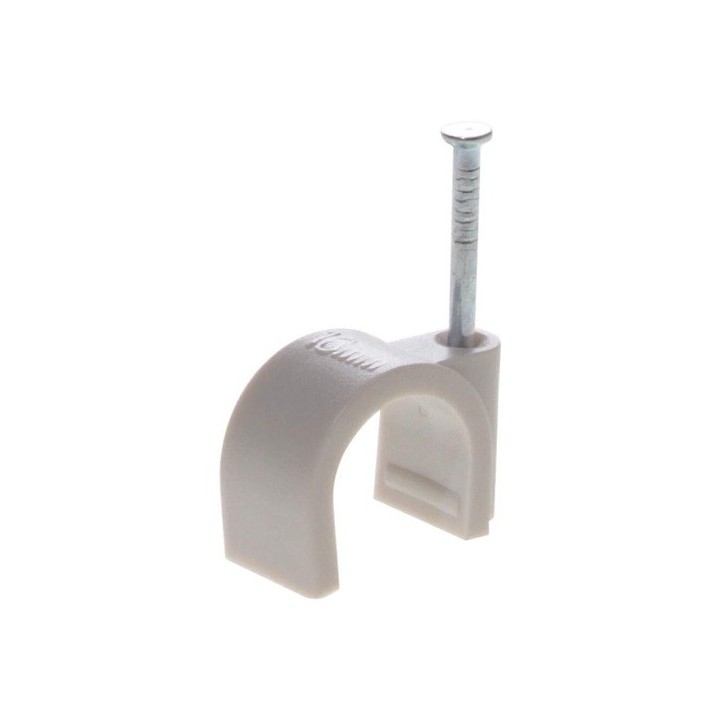 Eur'Ohm - Boîte de 100 attaches pontet - Diamètre 16mm - Réf : 43510