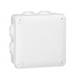 Legrand - Boîte de dérivation carrée - 105x105x55 mm - fermeture par 1/4 de tour - blanc  Réf : 094520