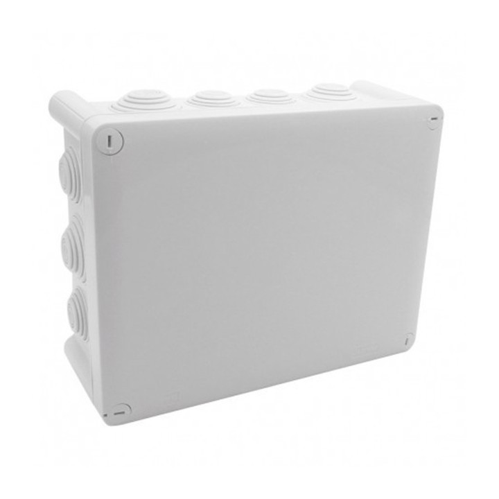 Legrand - Boîte de dérivation rectangulaire - 220x170x86 mm - fermeture 1/4 de tour - gris - Réf : 094526