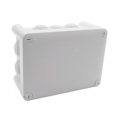 Legrand - Boîte de dérivation rectangulaire - 155x110x74mm - fermeture 1/4 de tour - gris - Réf : 094524