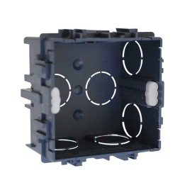Eur'Ohm - Boîte d'encastrement sceller pour mur maçonné - Prof. 30mm - Réf : 52104