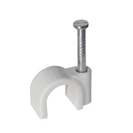 Eur'Ohm - Boîte de 100 attaches pontet - Diamètre 8 mm - Longueur de pointe 19 mm - Réf : 43505