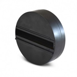 Miidex Lighting - Patère noir Ø112 x 35 mm - Réf : 82030