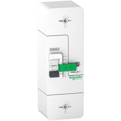 Schneider - Resi9 DB60 - Disjoncteur Branchement - 1P+N - 15/30/45A 500mA - selectif - Réf : R9FS645