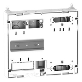 Schneider - Resi9 - panneau de contrôle monophase - 13M - compatible Linky - Réf : R9H13416