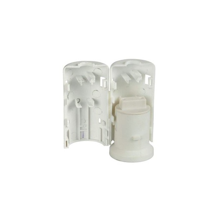 Eur'Ohm - Douille de chantier E27 Blanche - Réf : 62153