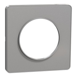 Schneider - Odace Touch - plaque de finition - 1 poste - aluminium - Réf : S530802