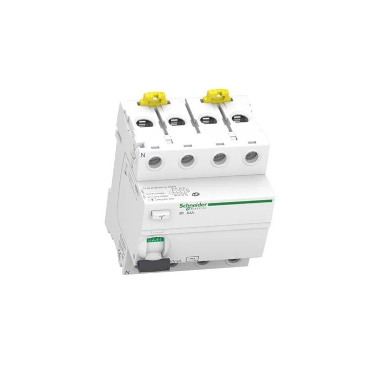Schneider - Acti9, iID interrupteur différentiel 4P 40A 30mA type Asi - Réf : A9R31440