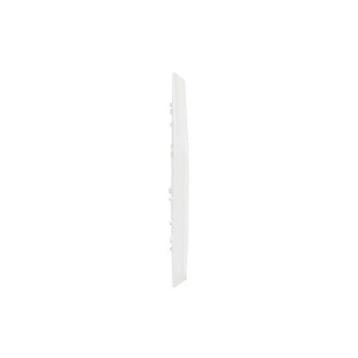Schneider - Unica Pro - plaque de finition - Blanc - 6 modules - Réf : NU411618