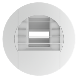 S&P - Bouche d'extraction hygroréglable BEHS 10/40 - ø80mm 10 à 40 m³/h - Réf : 850195