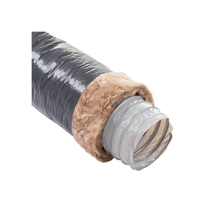 S&P - Gaine souple isolée PVC - Ø 80mm - Epaisseur 25mm - Longueur 6m - Réf: 813920