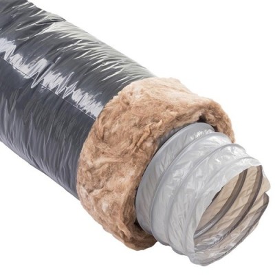S&P - Gaine souple isolée PVC - Ø 125mm - Epaisseur 25mm - Longueur 6m - Réf: 813922