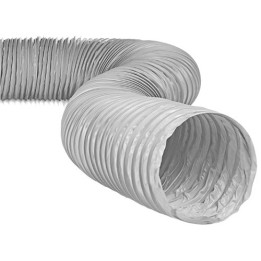 S&P - Gaine souple PVC - Ø 80 mm - Longueur 6 m - Spiral en fil d'acier - Réf : 810196