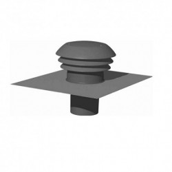 S&P - Chapeau de toiture plastique CPR160 - ø160 mm - Ardoise - Réf : 876005