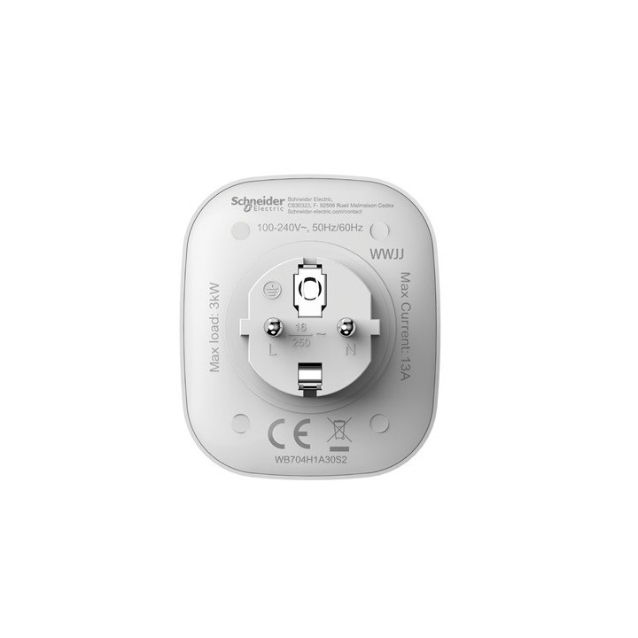 Schneider - Wiser - Prise connectée et répéteur ZigBee - Réf : CCTFR6500