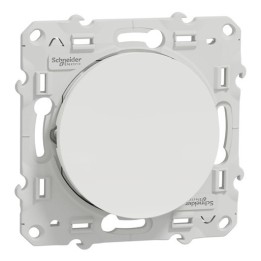 Schneider Odace - Interrupteur Va et Vient Lumineux ou témoin - Blanc - Réf : S520263