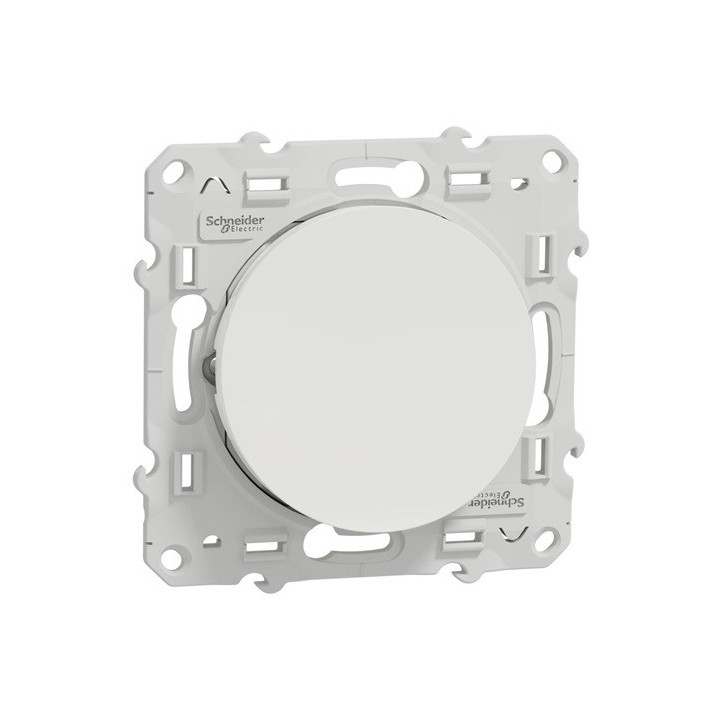 Schneider Odace - Interrupteur Va et Vient Lumineux ou témoin - Blanc - Réf : S520263