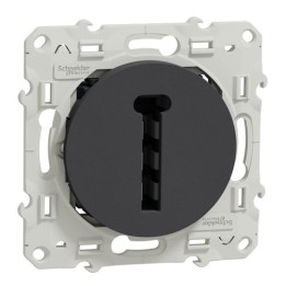 Schneider Odace - Conjoncteur en T - Anthracite - 8 Contacts - Réf : S540496