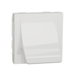Schneider - Unica - Sortie de câble - pour câble Ø 6 à 12mm - 2 mod - Blanc - méca seul - Réf : NU386218