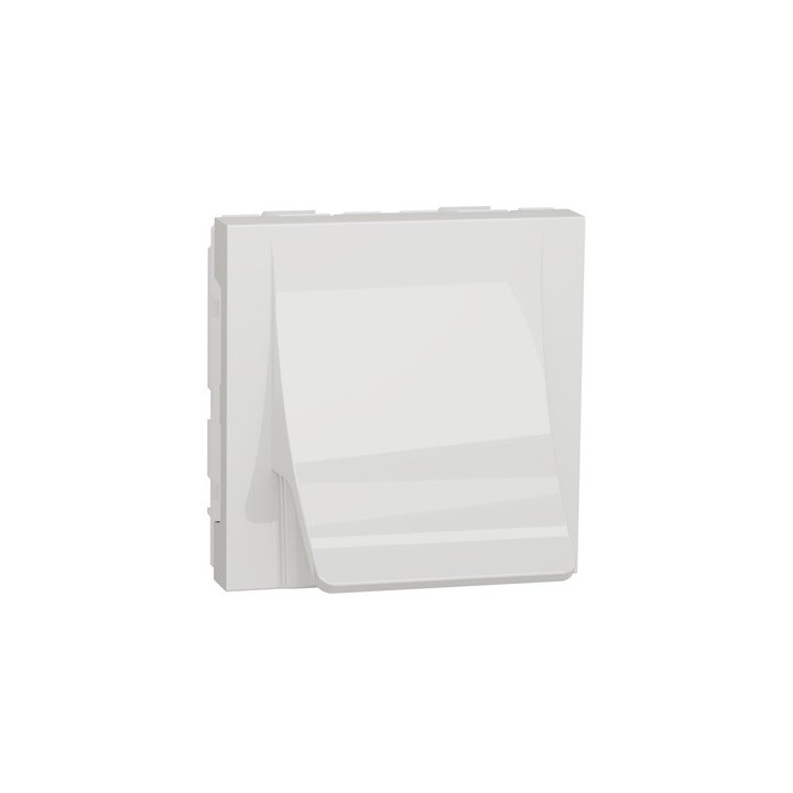 Schneider - Unica - Sortie de câble - pour câble Ø 6 à 12mm - 2 mod - Blanc - méca seul - Réf : NU386218