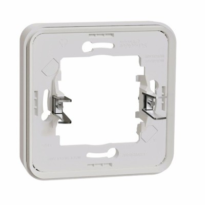 Schneider Mureva Styl - Cadre 1 poste à griffes encastré - IP55 blanc - Réf : MUR39108