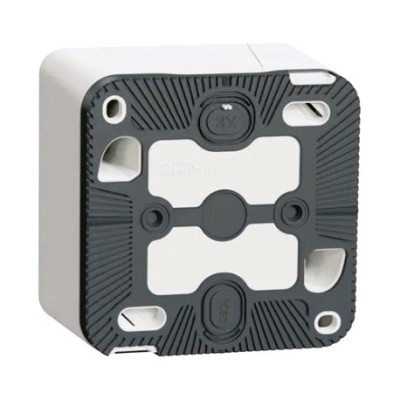 Schneider Electric - Mureva Styl - Interrupteur temporisé LED - saillie - IP55 - IK08 - blanc - Réf : MUR39067