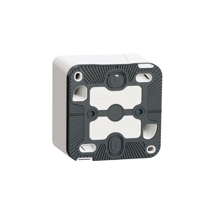 Schneider Electric - Mureva Styl - Interrupteur temporisé LED - saillie - IP55 - IK08 - blanc - Réf : MUR39067