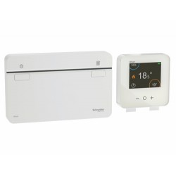 Schneider - Wiser - kit thermostat connecté pour chaudière commande on/off ou OpenTherm - Réf: CCTFR6901