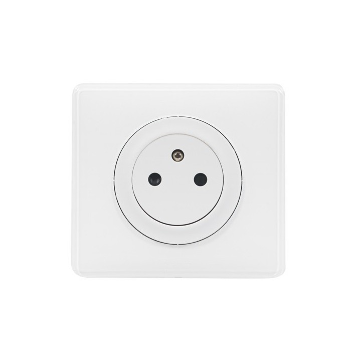 Legrand Céliane - Prise 2P+T Surface Affleurante - Ensemble Blanc complet - Réf : 099560